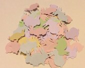 Bunny lapin confettis couleurs personnalisées Baby douches anniversaires