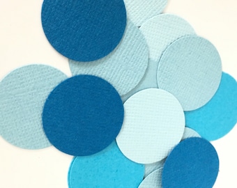 Blue Confetti, Blue Polka Dot Confetti