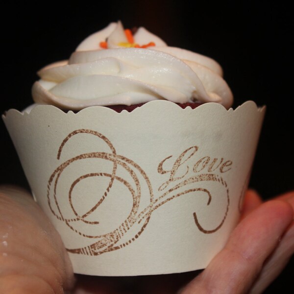 Wedding Cupcake Wrappers - Etsy