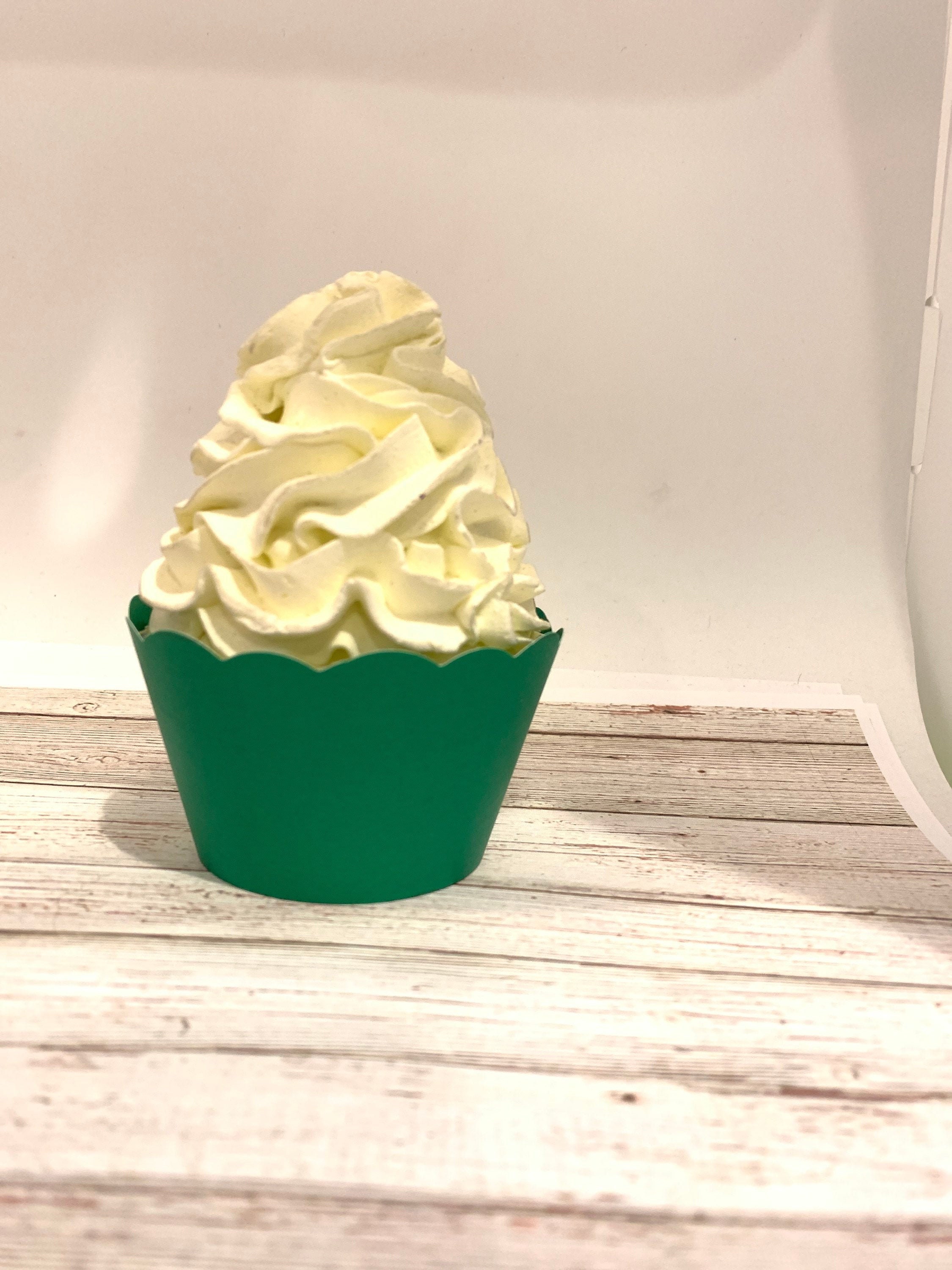 Emerald Green Cupcake Wrappers Etsy