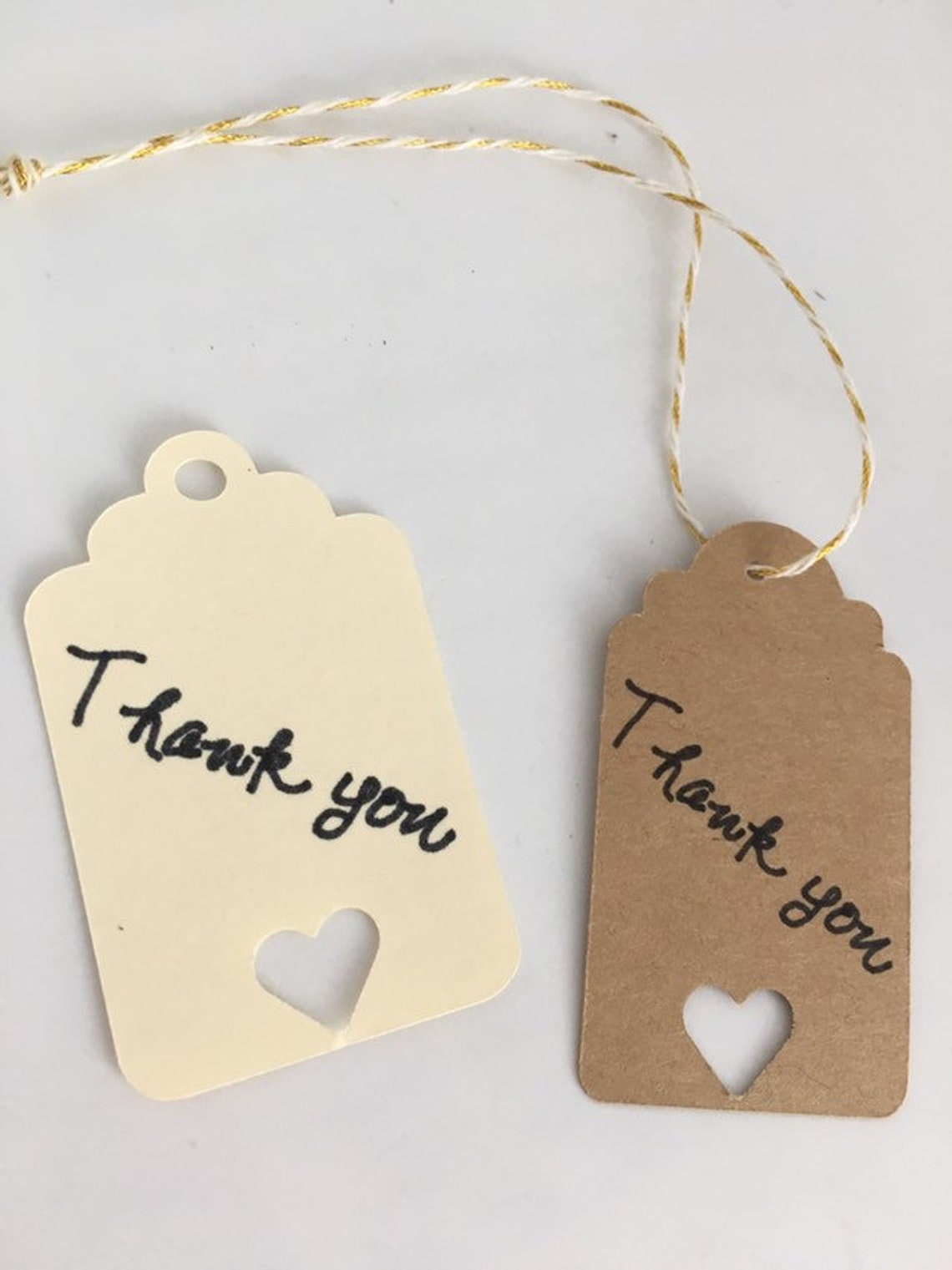 Thank You Tags Favor Tags Etsy