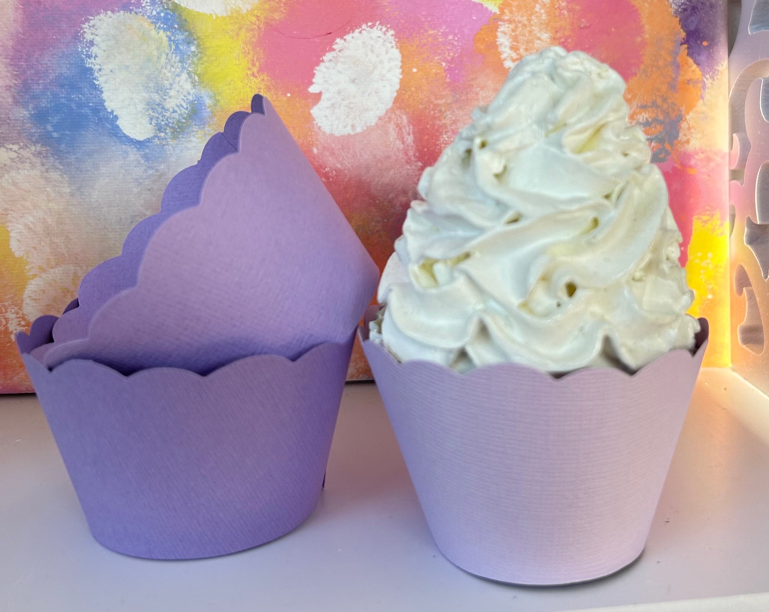 Purple Cupcake Wrappers