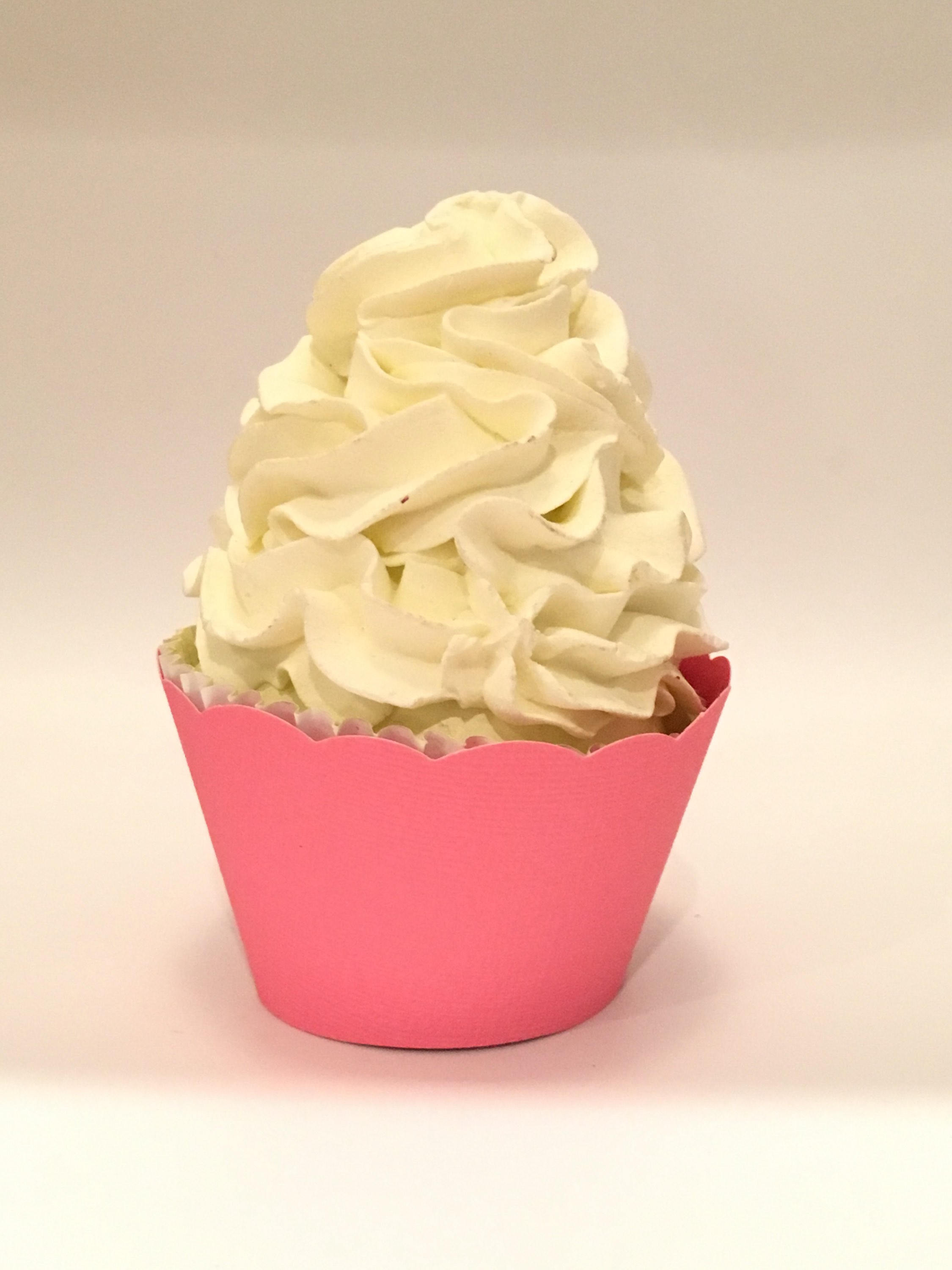 Pink Cupcake Wrappers Candy Pink Deep Pink Hot Pink Standard and Mini Size