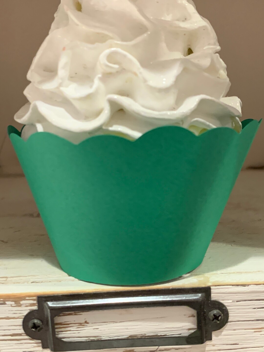 Green Cupcake Wrappers Solid Green Greenery Showers Etsy