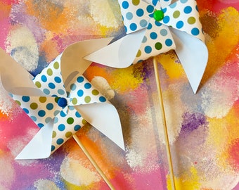 Pinwheel Centerpieces, Polka Dots, Sale