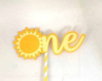 ONE Sunshine Cake Topper