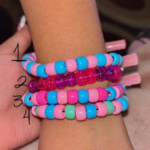 PINK bracelet, Charm Bracelet