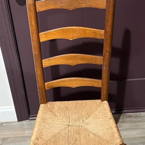 1920s Antique Ladderback Chairs- a Pair