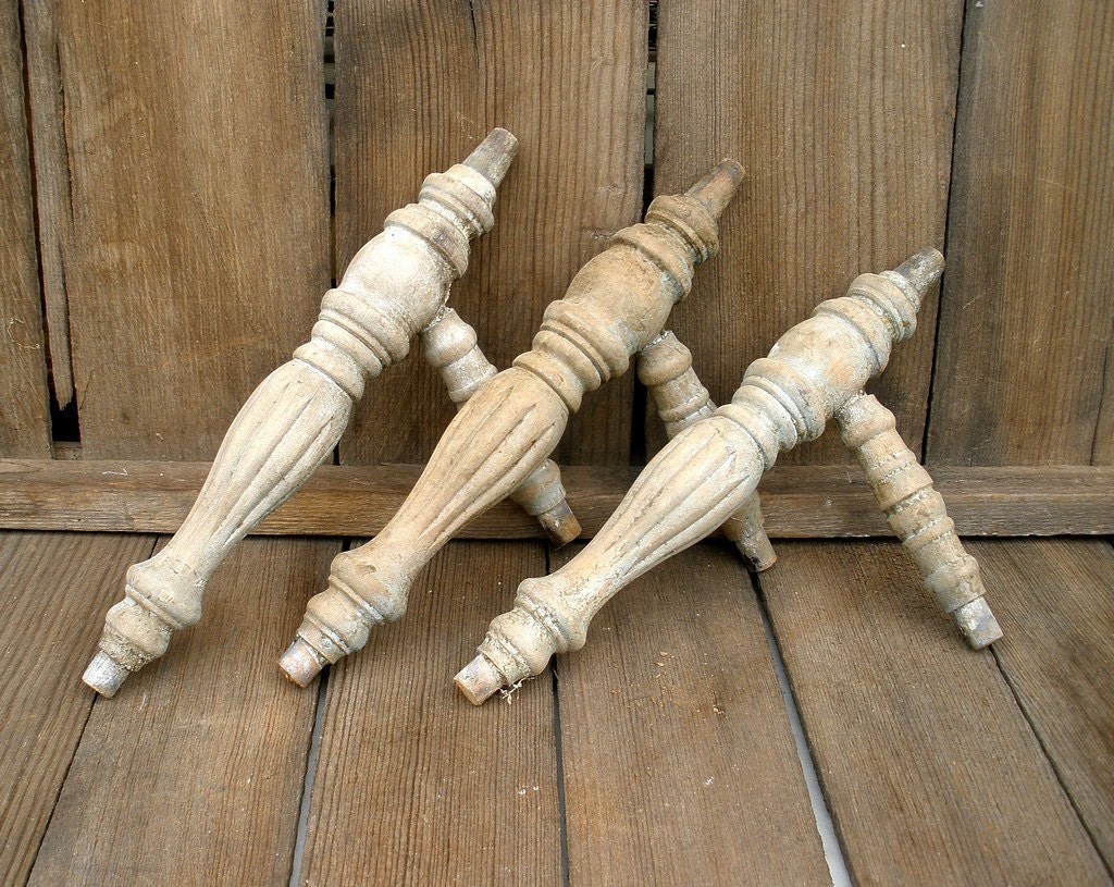 Vintage Decorative Wood Piano Stool Spindles Parts & Legs Etsy