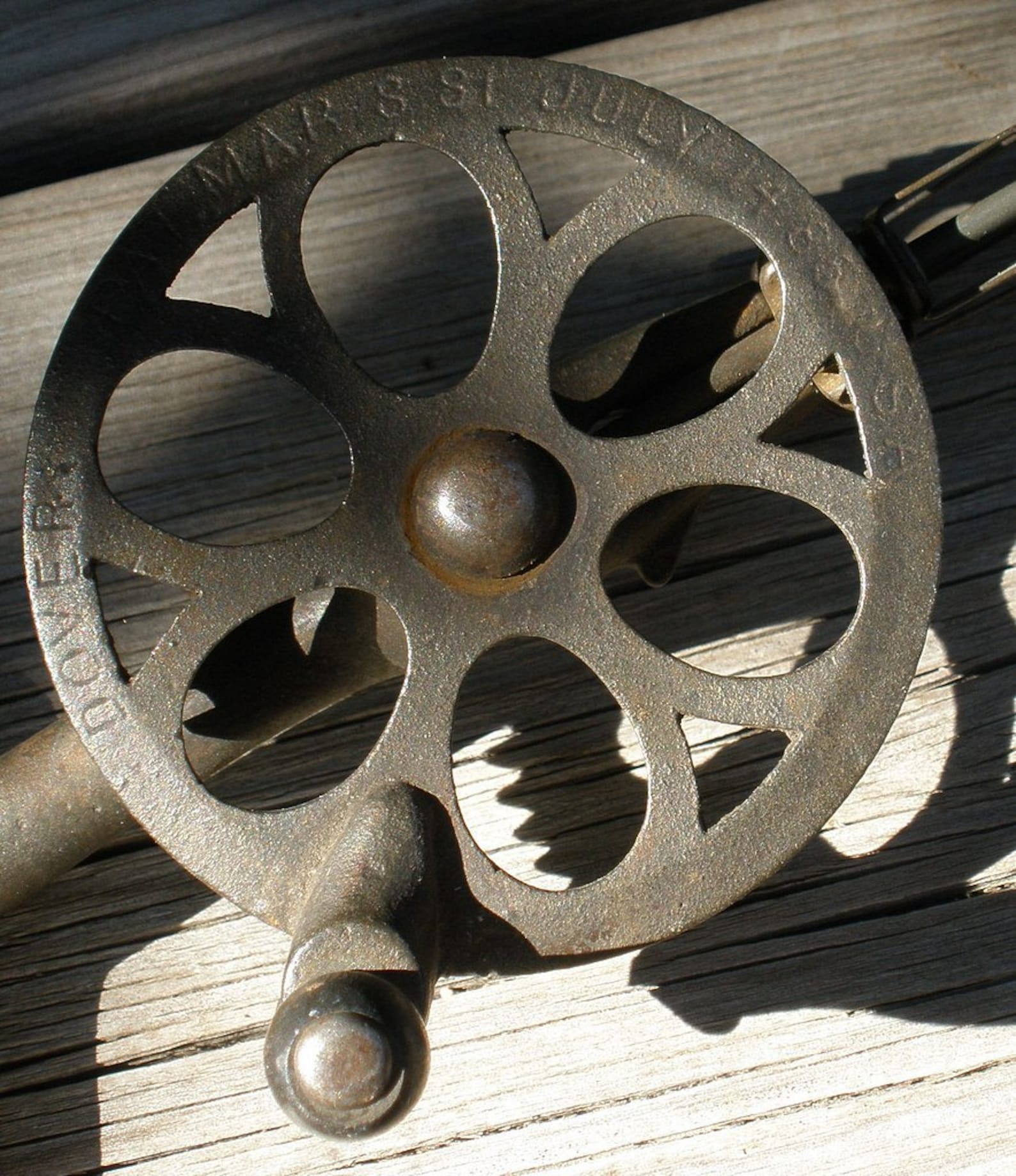 Vintage Antique 1800s HOLTS & DOVER Egg Beater Set Etsy