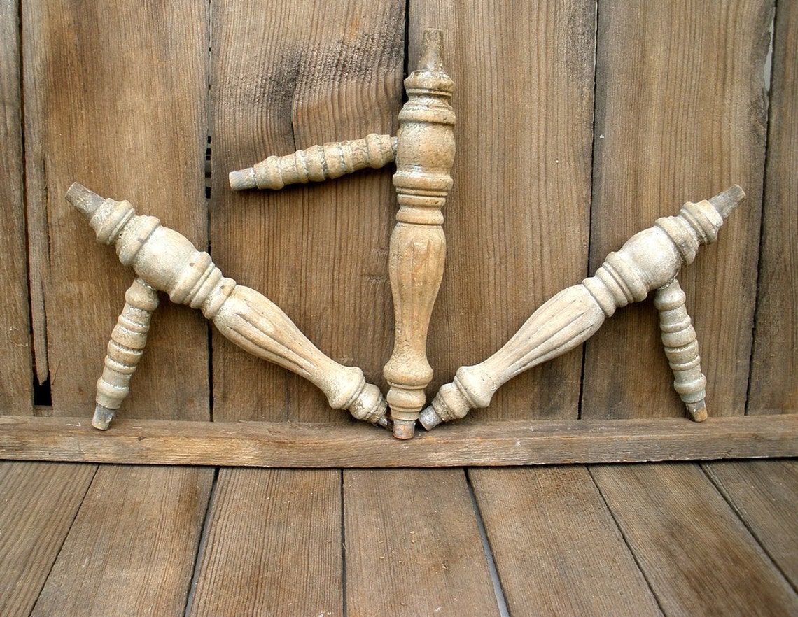 Vintage Decorative Wood Piano Stool Spindles Parts & Legs | Etsy