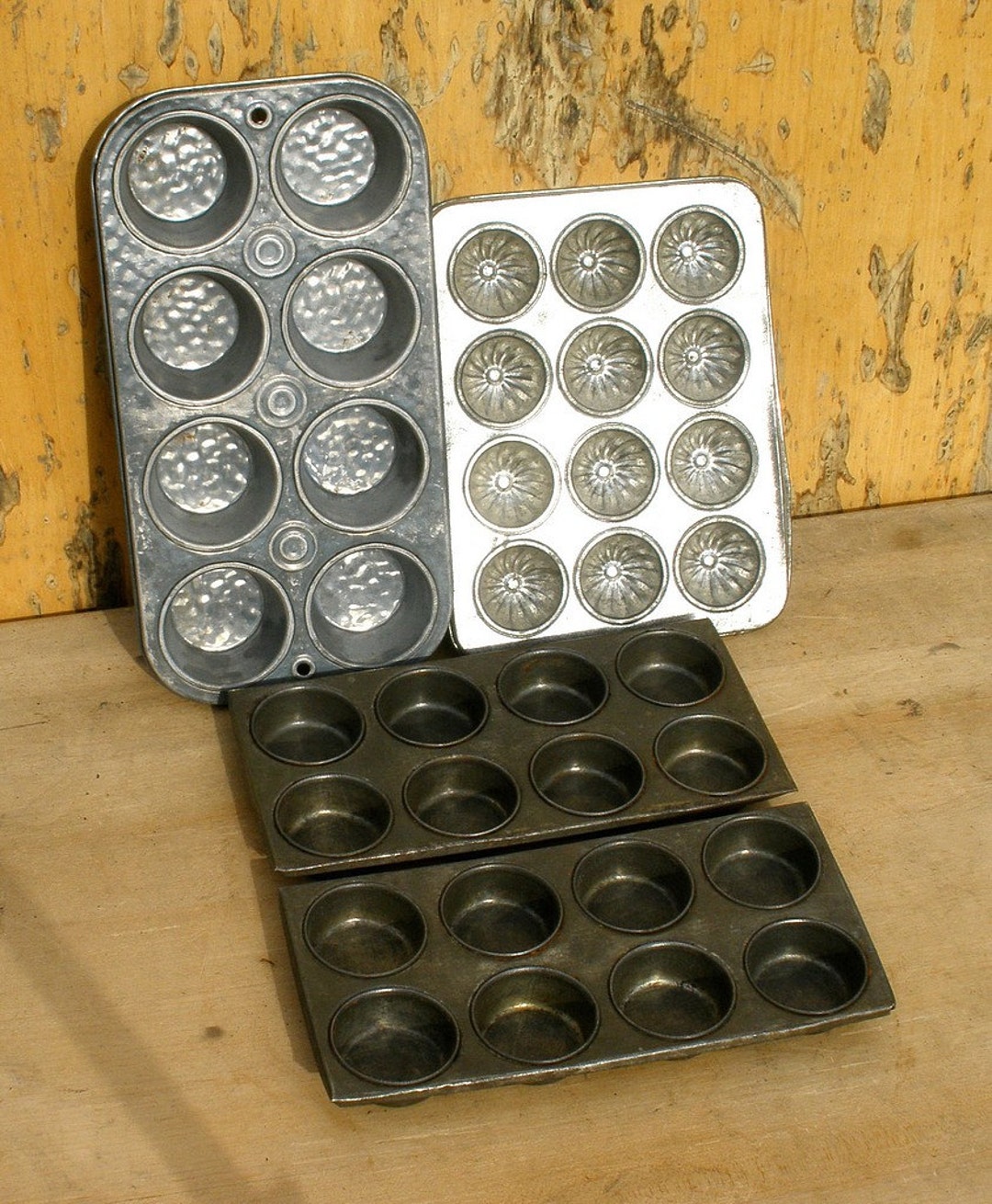 Vintage Mini Muffin Cup Cake Tin Collection - Etsy