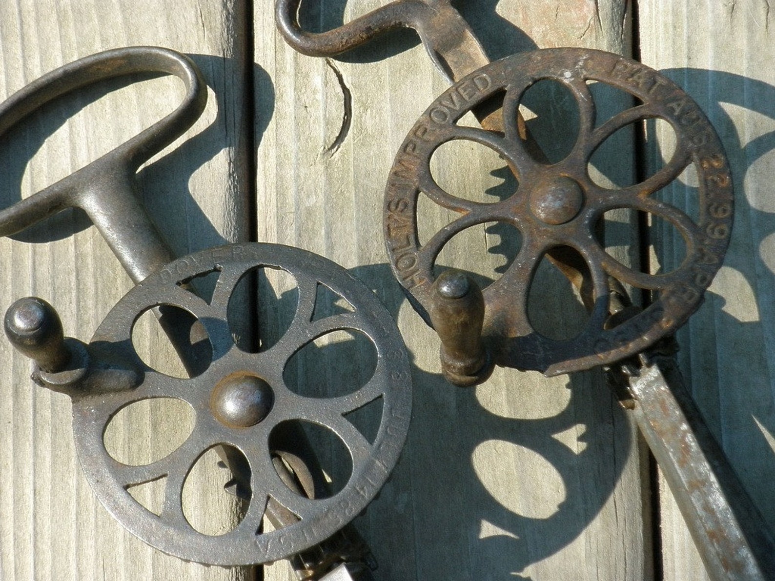 Vintage Antique 1800s HOLTS & DOVER Egg Beater Set Etsy