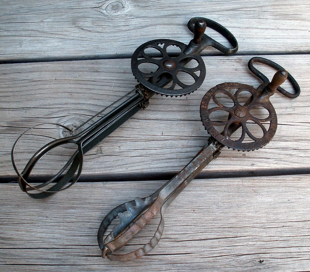 Vintage Antique 1800s HOLTS & DOVER Egg Beater Set Etsy
