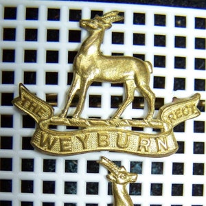 Shoulder Badges The Weyburn Regiment  - Saskatchewan - WW1 SCARCE military militaria