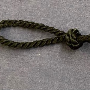 CAP hat chin strap NOS twisted string black front strap for band military captains army hats uniform