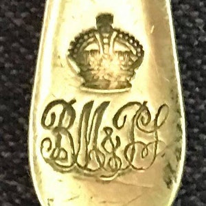 Royal Mail and Pacific Steam Navigation STEAMSHIP demitasse spoon