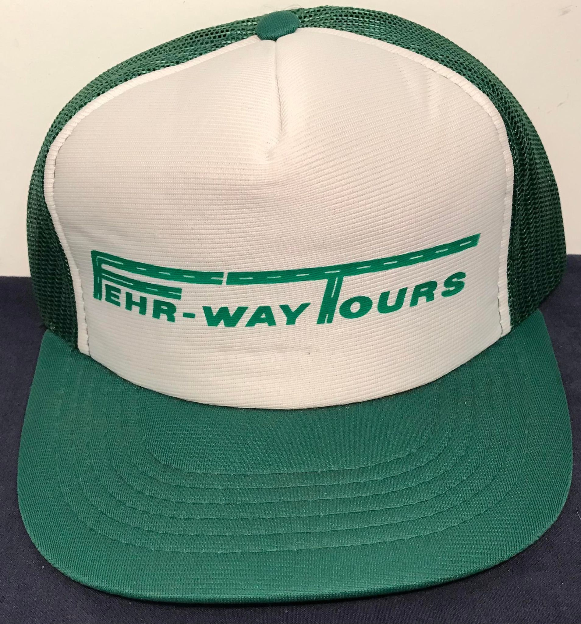 Trucker Cap  SNAPBACK Fehr Way Tours snap back farmer hat baseball Vintage