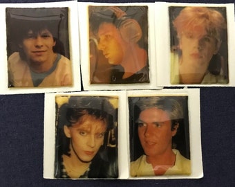 Duran Duran BandAufkleber WHOLESALE LOT 50er 1980er Jahre Mitglieder 10 Sets 5 puffy Sticker Gummiball Automaten Vintage