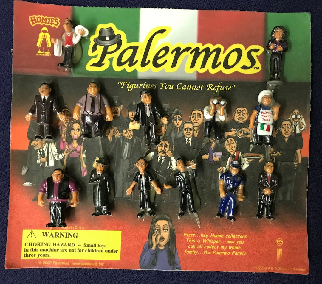 HOMIES PALERMOS Figures Vending Machine Sign Italian Mafia Etsy
