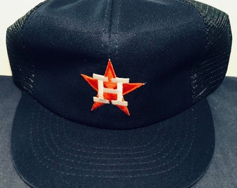 Trucker Cap Houston Astros Baseball SNAPBACK snap back vintage farmer hat mesh CHILD&#39;S size