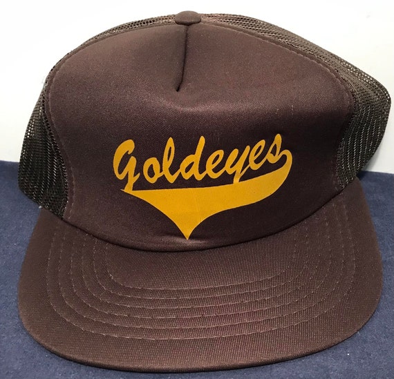 Vintage Trucker Cap GOLDEYES Snap Back 