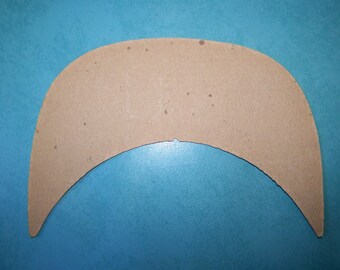 WHOLESALE - 25 pcs NOS deadstock 7 5/8" wide cap hat brim board - cardboard insert