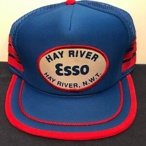 Cappellino agricolo con visiera snapback in rete Pioneer Seed Tractor Pull vintage del 1990 Summer Nationals