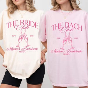 Comfort Colors® The Bach Club Bachelorette Shirts, The Bride Club Shirt, Bachelorette Club Party Shirts, Social Club Bachelorette Shirts