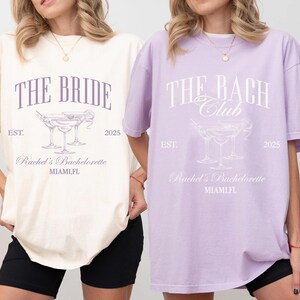 Comfort Colors® The Bach Club Shirt, The Bride Shirt, Bachelorette Club Party Shirts, Social Club Bachelorette Party Shirts, Custom Cocktail