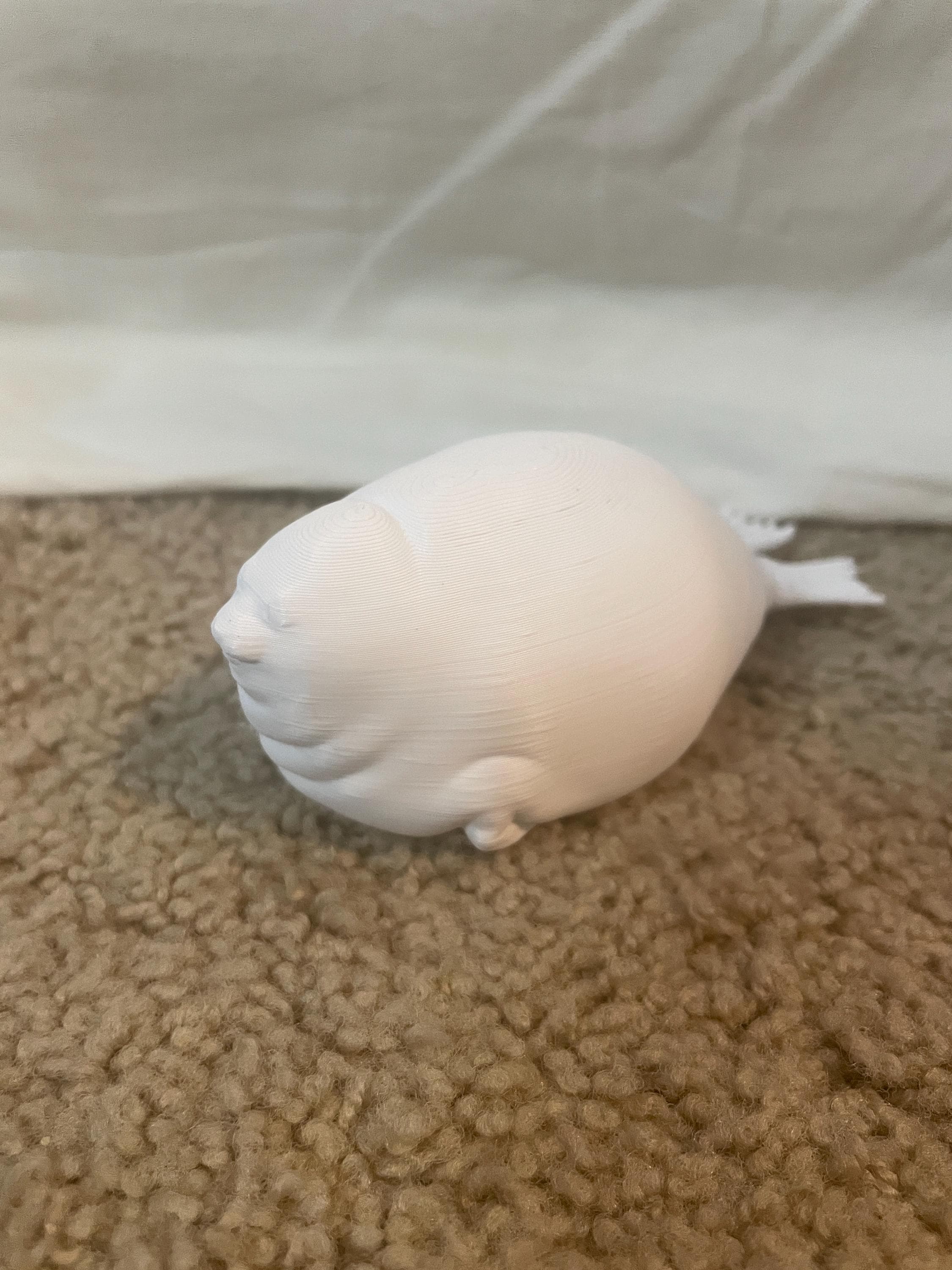 Chunky Seal Statue: Detailed Funny Seal Figurine