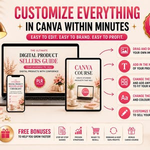 CUSTOMIZE EVERYTHING IN CANVA WITHIN MINUTES