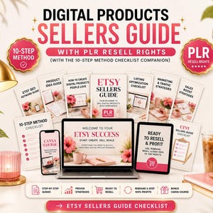 IMAGE OF THE DIGITAL PRODUCTS SELLERS GUIDE WITH PLR RIGHTS