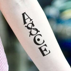 Portgas D Ace White Beard Pirates ASCE Cosplay Tattoo