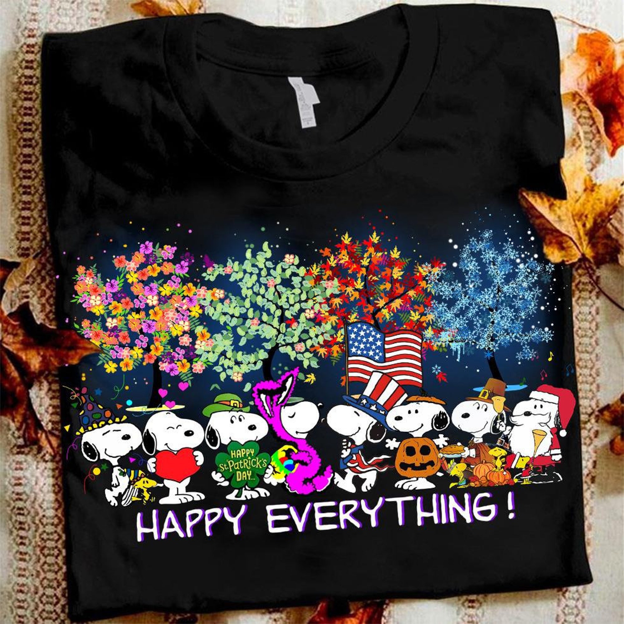 Discover Happy Everything Snoopy Charlie Shirt