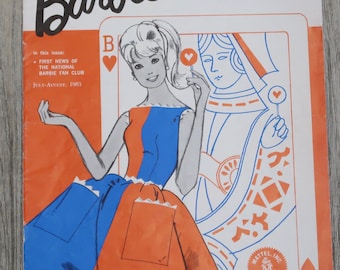 1963 July-August BARBIE, The Mattel Barbie Magazine