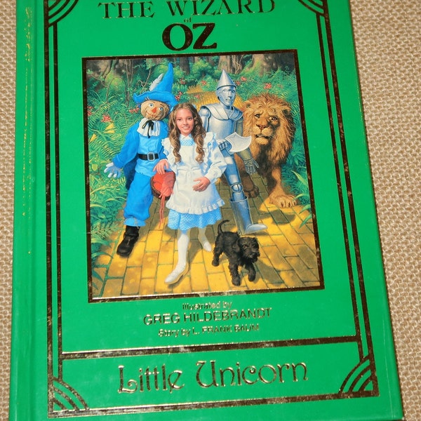 1988 The Wizard of Oz, Illustrated by Greg Hildebrandt, Little Unicorn