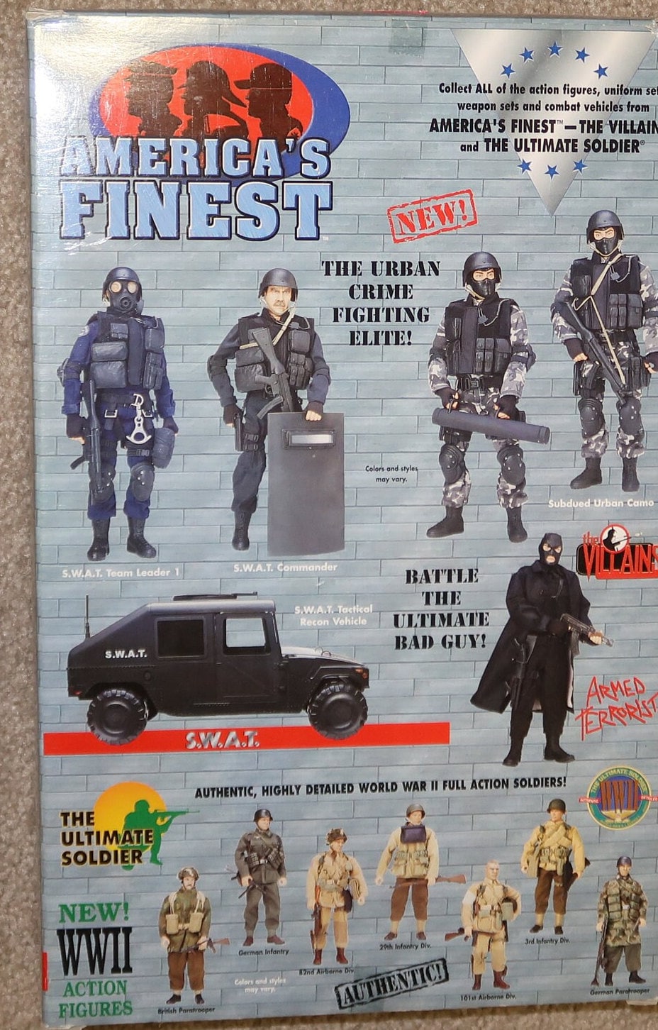 America's Finest, S.W.A.T. Subdued Urban Camo Action Figure