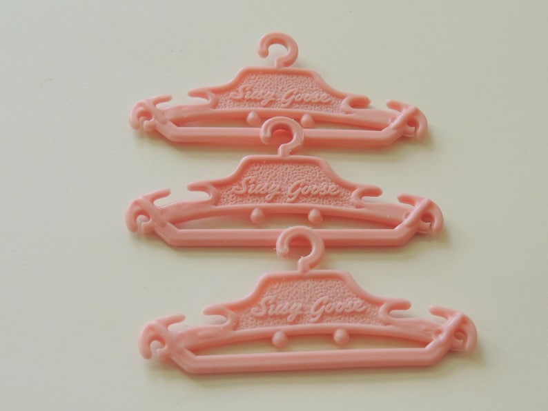 1960s Susy Goose Barbie Closet Hangers Set Of 3 Image 0