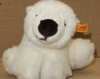 Steiff Fulda Yukon Quest Full Set Musher, Sled, Dogs, Polar Bear