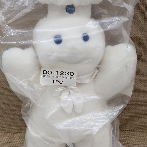 Dakin 25th Birthday Poppin Fresh Plush Doll, Never removed from the Original Bag