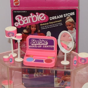 1982 Barbie DREAM STORE Makeup Department in the Original Box Etsy