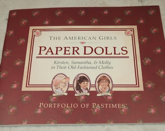 1990 Pleasant Company The American Girls Paper Dolls, Uncut