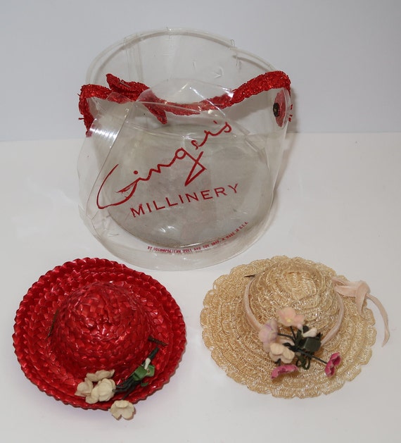1950s GINGER by Cosmopolitan Dolls Millinery Hat Box With  display picture 2