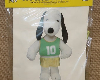 Snoopy's Wardrobe LETTER SWEATER Outfit For 11” Plush MINT in PACKAGE 
