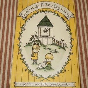 1963 &quot;Spring is a New Beginning&quot; Little Book by Joan Walsh Anglund