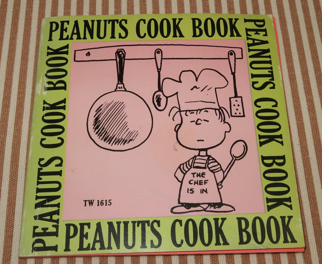1969 Peanuts Cook Book Scholastic Book Service Etsy
