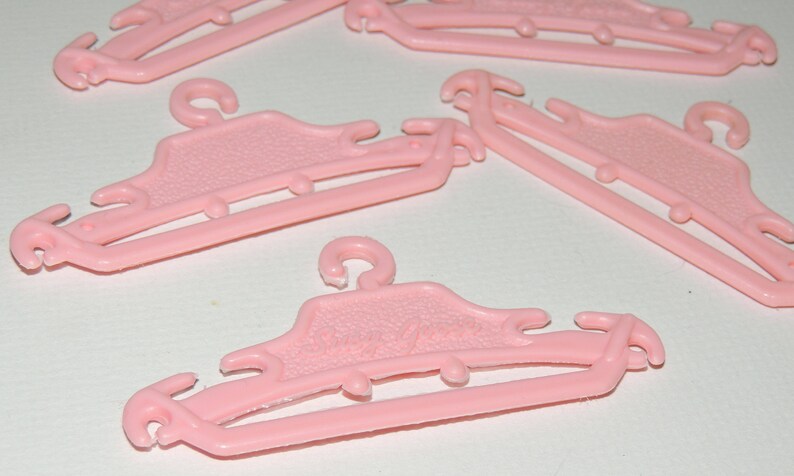 5 Susy Goose Barbie Pink Closet Hangers Image 0
