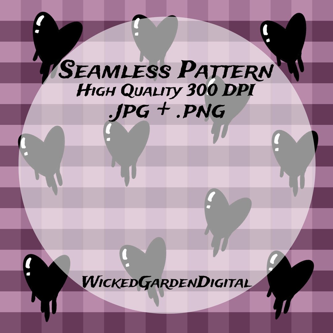 Bleeding Hearts Seamless Pattern, Seamless Bleeding Hearts Design ...