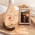 Custom Wooden Bear Family Puzzle - Personalized Engraved Family Name Puzzle - Perfect Christmas Gifts for Dad from Kids